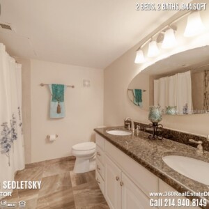 5626 Preston Oaks Rd APT 51D, Dallas, TX 75254 - $164,900 - Condo For Sale 2 bd, 2 ba, 944 sqft. Call 214.940.8149 Oleg Sedletsky Realtor