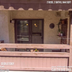 5626 Preston Oaks Rd APT 51D, Dallas, TX 75254 - $164,900 - Condo For Sale 2 bd, 2 ba, 944 sqft. Call 214.940.8149 Oleg Sedletsky Realtor