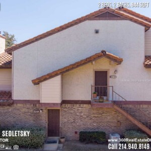 5626 Preston Oaks Rd APT 51D, Dallas, TX 75254 - $164,900 - Condo For Sale 2 bd, 2 ba, 944 sqft. Call 214.940.8149 Oleg Sedletsky Realtor