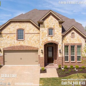 House For Sale in Prosper, TX. 4 beds 4 baths 3,300 sqft. Prosper ISD - Call 214.940.8149 Oleg Sedletsky Realtor