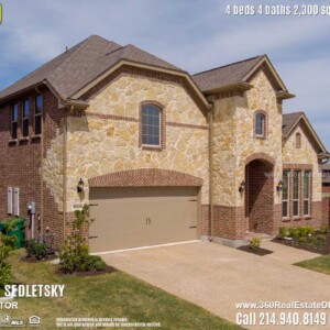 House For Sale in Prosper, TX. 4 beds 4 baths 3,300 sqft. Prosper ISD - Call 214.940.8149 Oleg Sedletsky Realtor