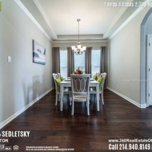 House For Sale in Prosper, TX. 4 beds 4 baths 3,300 sqft. Prosper ISD - Call 214.940.8149 Oleg Sedletsky Realtor