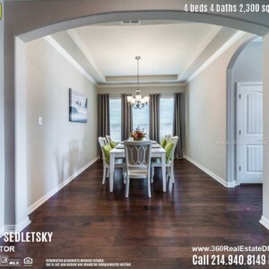 House For Sale in Prosper, TX. 4 beds 4 baths 3,300 sqft. Prosper ISD - Call 214.940.8149 Oleg Sedletsky Realtor