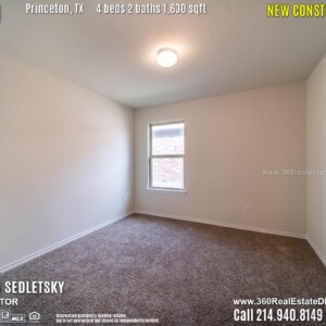 New Construction Home in Princeton, TX. April 2019. Contact Oleg Sedletsky REALTOR - 214.940.8149 - www.360RealEstateDFW.com - JP & Associates Realtors 
$214,990 1story, 4 Beds, 2 Baths, 2 Car Garage, 1630 sqft
Note! Information provided is deemed reliable, but is not guaranteed and should be independently verified.
Price and Home Availability is subject to change without notice. Square footages are approximate. New Construction Home in Princeton, TX. April 2019. Contact Oleg Sedletsky REALTOR - 214.940.8149 - www.360RealEstateDFW.com - JP & Associates Realtors $214,990 1story, 4 Beds, 2 Baths, 2 Car Garage, 1630 sqft Note! Information provided is deemed reliable, but is not guaranteed and should be independently verified. Price and Home Availability is subject to change without notice. Square footages are approximate.