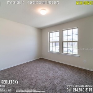 New Construction Home in Princeton, TX. April 2019. Contact Oleg Sedletsky REALTOR - 214.940.8149 - www.360RealEstateDFW.com - JP & Associates Realtors 
$214,990 1story, 4 Beds, 2 Baths, 2 Car Garage, 1630 sqft
Note! Information provided is deemed reliable, but is not guaranteed and should be independently verified.
Price and Home Availability is subject to change without notice. Square footages are approximate. New Construction Home in Princeton, TX. April 2019. Contact Oleg Sedletsky REALTOR - 214.940.8149 - www.360RealEstateDFW.com - JP & Associates Realtors $214,990 1story, 4 Beds, 2 Baths, 2 Car Garage, 1630 sqft Note! Information provided is deemed reliable, but is not guaranteed and should be independently verified. Price and Home Availability is subject to change without notice. Square footages are approximate.