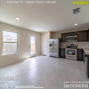 New Construction Home in Princeton, TX. April 2019. Contact Oleg Sedletsky REALTOR - 214.940.8149 - www.360RealEstateDFW.com - JP & Associates Realtors 
$214,990 1story, 4 Beds, 2 Baths, 2 Car Garage, 1630 sqft
Note! Information provided is deemed reliable, but is not guaranteed and should be independently verified.
Price and Home Availability is subject to change without notice. Square footages are approximate. New Construction Home in Princeton, TX. April 2019. Contact Oleg Sedletsky REALTOR - 214.940.8149 - www.360RealEstateDFW.com - JP & Associates Realtors $214,990 1story, 4 Beds, 2 Baths, 2 Car Garage, 1630 sqft Note! Information provided is deemed reliable, but is not guaranteed and should be independently verified. Price and Home Availability is subject to change without notice. Square footages are approximate.
