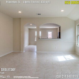 New Construction Home in Princeton, TX. April 2019. Contact Oleg Sedletsky REALTOR - 214.940.8149 - www.360RealEstateDFW.com - JP & Associates Realtors 
$214,990 1story, 4 Beds, 2 Baths, 2 Car Garage, 1630 sqft
Note! Information provided is deemed reliable, but is not guaranteed and should be independently verified.
Price and Home Availability is subject to change without notice. Square footages are approximate. New Construction Home in Princeton, TX. April 2019. Contact Oleg Sedletsky REALTOR - 214.940.8149 - www.360RealEstateDFW.com - JP & Associates Realtors $214,990 1story, 4 Beds, 2 Baths, 2 Car Garage, 1630 sqft Note! Information provided is deemed reliable, but is not guaranteed and should be independently verified. Price and Home Availability is subject to change without notice. Square footages are approximate.