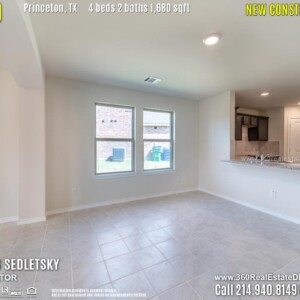 New Construction Home in Princeton, TX. April 2019. Contact Oleg Sedletsky REALTOR - 214.940.8149 - www.360RealEstateDFW.com - JP & Associates Realtors
$220,990 1story, 4 Beds, 2 Baths, 2 Car Garage, 1680 sqft
Note! Information provided is deemed reliable, but is not guaranteed and should be independently verified.
Price and Home Availability is subject to change without notice. Square footages are approximate. New Construction Home in Princeton, TX. April 2019. Contact Oleg Sedletsky REALTOR - 214.940.8149 - www.360RealEstateDFW.com - JP & Associates Realtors $220,990 1story, 4 Beds, 2 Baths, 2 Car Garage, 1680 sqft Note! Information provided is deemed reliable, but is not guaranteed and should be independently verified. Price and Home Availability is subject to change without notice. Square footages are approximate.