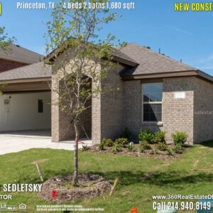 New Construction Home in Princeton, TX. April 2019. Contact Oleg Sedletsky REALTOR - 214.940.8149 - www.360RealEstateDFW.com - JP & Associates Realtors
$220,990 1story, 4 Beds, 2 Baths, 2 Car Garage, 1680 sqft
Note! Information provided is deemed reliable, but is not guaranteed and should be independently verified.
Price and Home Availability is subject to change without notice. Square footages are approximate. New Construction Home in Princeton, TX. April 2019. Contact Oleg Sedletsky REALTOR - 214.940.8149 - www.360RealEstateDFW.com - JP & Associates Realtors $220,990 1story, 4 Beds, 2 Baths, 2 Car Garage, 1680 sqft Note! Information provided is deemed reliable, but is not guaranteed and should be independently verified. Price and Home Availability is subject to change without notice. Square footages are approximate.