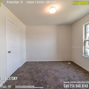 New Construction Home in Princeton, TX. April 2019. Contact Oleg Sedletsky REALTOR - 214.940.8149 - www.360RealEstateDFW.com - JP & Associates Realtors
$220,990 1story, 4 Beds, 2 Baths, 2 Car Garage, 1680 sqft
Note! Information provided is deemed reliable, but is not guaranteed and should be independently verified.
Price and Home Availability is subject to change without notice. Square footages are approximate. New Construction Home in Princeton, TX. April 2019. Contact Oleg Sedletsky REALTOR - 214.940.8149 - www.360RealEstateDFW.com - JP & Associates Realtors $220,990 1story, 4 Beds, 2 Baths, 2 Car Garage, 1680 sqft Note! Information provided is deemed reliable, but is not guaranteed and should be independently verified. Price and Home Availability is subject to change without notice. Square footages are approximate.