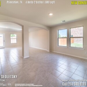 New Construction Home in Princeton, TX. April 2019. Contact Oleg Sedletsky REALTOR - 214.940.8149 - www.360RealEstateDFW.com - JP & Associates Realtors
$220,990 1story, 4 Beds, 2 Baths, 2 Car Garage, 1680 sqft
Note! Information provided is deemed reliable, but is not guaranteed and should be independently verified.
Price and Home Availability is subject to change without notice. Square footages are approximate. New Construction Home in Princeton, TX. April 2019. Contact Oleg Sedletsky REALTOR - 214.940.8149 - www.360RealEstateDFW.com - JP & Associates Realtors $220,990 1story, 4 Beds, 2 Baths, 2 Car Garage, 1680 sqft Note! Information provided is deemed reliable, but is not guaranteed and should be independently verified. Price and Home Availability is subject to change without notice. Square footages are approximate.