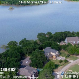 Lakeview Home For Sale in Little Elm TX. 5 beds 4.2 baths 2-car garage 3,760 sqft. Little Elm ISD - Call 214.940.8149 Oleg Sedletsky Realtor