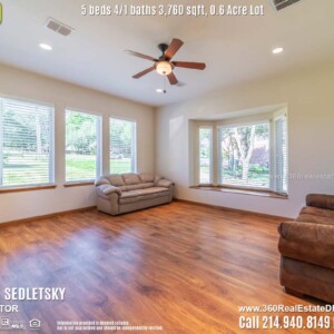 Lakeview Home For Sale in Little Elm TX. 5 beds 4.2 baths 2-car garage 3,760 sqft. Little Elm ISD - Call 214.940.8149 Oleg Sedletsky Realtor