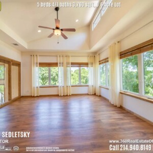 Lakeview Home For Sale in Little Elm TX. 5 beds 4.2 baths 2-car garage 3,760 sqft. Little Elm ISD - Call 214.940.8149 Oleg Sedletsky Realtor