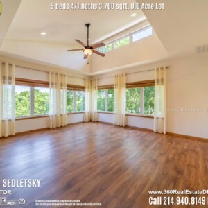 Lakeview Home For Sale in Little Elm TX. 5 beds 4.2 baths 2-car garage 3,760 sqft. Little Elm ISD - Call 214.940.8149 Oleg Sedletsky Realtor