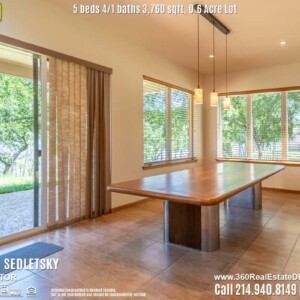 Lakeview Home For Sale in Little Elm TX. 5 beds 4.2 baths 2-car garage 3,760 sqft. Little Elm ISD - Call 214.940.8149 Oleg Sedletsky Realtor