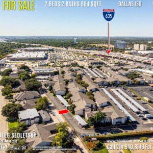 Condo For Sale in Dallas TX. 2 beds 2 baths 864 sqft. Dallas ISD - Call 214.940.8149 Oleg Sedletsky Realtor in Dallas, TX