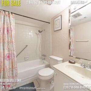 Condo For Sale in Dallas TX. 2 beds 2 baths 864 sqft. Dallas ISD - Call 214.940.8149 Oleg Sedletsky Realtor in Dallas, TX