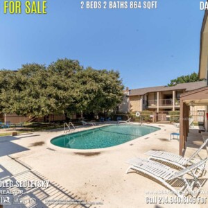 Condo For Sale in Dallas TX. 2 beds 2 baths 864 sqft. Dallas ISD - Call 214.940.8149 Oleg Sedletsky Realtor in Dallas, TX