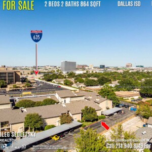 Condo For Sale in Dallas TX. 2 beds 2 baths 864 sqft. Dallas ISD - Call 214.940.8149 Oleg Sedletsky Realtor in Dallas, TX