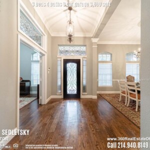 Beautiful House For Sale in Parker TX. 3 beds 4 baths 3-car garage 3,600 sqft. Allen ISD - Call 214.940.8149 Oleg Sedletsky Realtor in Parker, TX