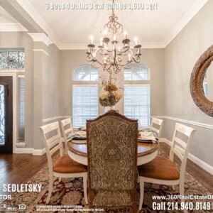 Beautiful House For Sale in Parker TX. 3 beds 4 baths 3-car garage 3,600 sqft. Allen ISD - Call 214.940.8149 Oleg Sedletsky Realtor in Parker, TX