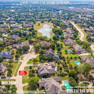 Beautiful House For Sale in Parker TX. 3 beds 4 baths 3-car garage 3,600 sqft. Allen ISD - Call 214.940.8149 Oleg Sedletsky Realtor in Parker, TX
