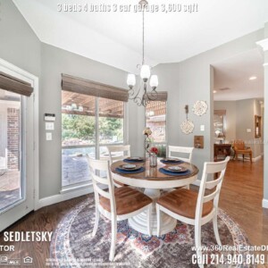 Beautiful House For Sale in Parker TX. 3 beds 4 baths 3-car garage 3,600 sqft. Allen ISD - Call 214.940.8149 Oleg Sedletsky Realtor in Parker, TX