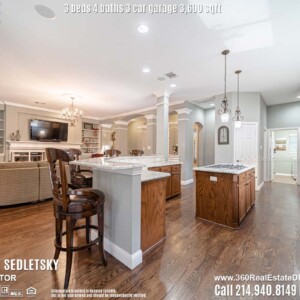 Beautiful House For Sale in Parker TX. 3 beds 4 baths 3-car garage 3,600 sqft. Allen ISD - Call 214.940.8149 Oleg Sedletsky Realtor in Parker, TX