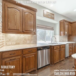 Beautiful House For Sale in Parker TX. 3 beds 4 baths 3-car garage 3,600 sqft. Allen ISD - Call 214.940.8149 Oleg Sedletsky Realtor in Parker, TX