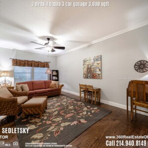 Beautiful House For Sale in Parker TX. 3 beds 4 baths 3-car garage 3,600 sqft. Allen ISD - Call 214.940.8149 Oleg Sedletsky Realtor in Parker, TX
