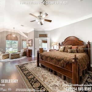 Beautiful House For Sale in Parker TX. 3 beds 4 baths 3-car garage 3,600 sqft. Allen ISD - Call 214.940.8149 Oleg Sedletsky Realtor in Parker, TX