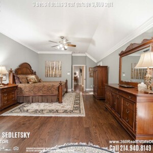 Beautiful House For Sale in Parker TX. 3 beds 4 baths 3-car garage 3,600 sqft. Allen ISD - Call 214.940.8149 Oleg Sedletsky Realtor in Parker, TX