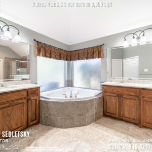 Beautiful House For Sale in Parker TX. 3 beds 4 baths 3-car garage 3,600 sqft. Allen ISD - Call 214.940.8149 Oleg Sedletsky Realtor in Parker, TX