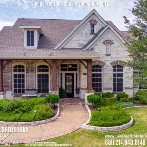 Beautiful House For Sale in Parker TX. 3 beds 4 baths 3-car garage 3,600 sqft. Allen ISD - Call 214.940.8149 Oleg Sedletsky Realtor in Parker, TX