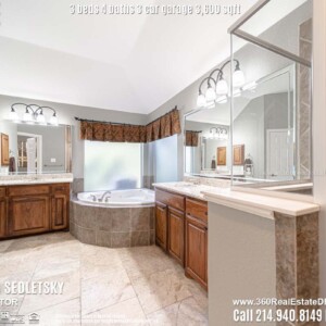 Beautiful House For Sale in Parker TX. 3 beds 4 baths 3-car garage 3,600 sqft. Allen ISD - Call 214.940.8149 Oleg Sedletsky Realtor in Parker, TX