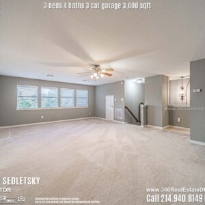 Beautiful House For Sale in Parker TX. 3 beds 4 baths 3-car garage 3,600 sqft. Allen ISD - Call 214.940.8149 Oleg Sedletsky Realtor in Parker, TX