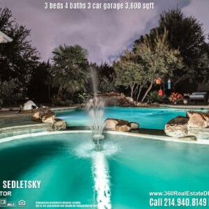 Beautiful House For Sale in Parker TX. 3 beds 4 baths 3-car garage 3,600 sqft. Allen ISD - Call 214.940.8149 Oleg Sedletsky Realtor in Parker, TX