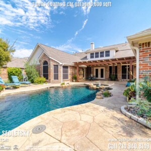 Beautiful House For Sale in Parker TX. 3 beds 4 baths 3-car garage 3,600 sqft. Allen ISD - Call 214.940.8149 Oleg Sedletsky Realtor in Parker, TX