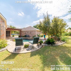 Beautiful House For Sale in Parker TX. 3 beds 4 baths 3-car garage 3,600 sqft. Allen ISD - Call 214.940.8149 Oleg Sedletsky Realtor in Parker, TX