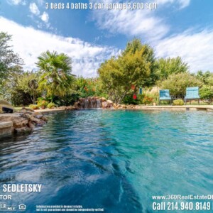 Beautiful House For Sale in Parker TX. 3 beds 4 baths 3-car garage 3,600 sqft. Allen ISD - Call 214.940.8149 Oleg Sedletsky Realtor in Parker, TX