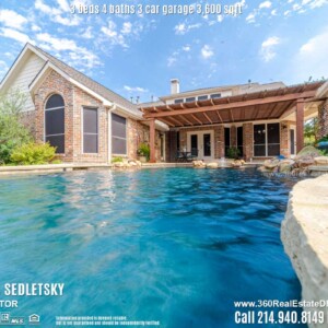 Beautiful House For Sale in Parker TX. 3 beds 4 baths 3-car garage 3,600 sqft. Allen ISD - Call 214.940.8149 Oleg Sedletsky Realtor in Parker, TX