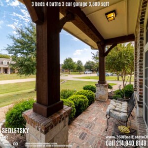 Beautiful House For Sale in Parker TX. 3 beds 4 baths 3-car garage 3,600 sqft. Allen ISD - Call 214.940.8149 Oleg Sedletsky Realtor in Parker, TX