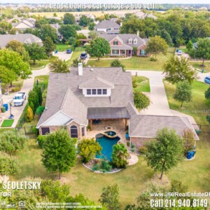 Beautiful House For Sale in Parker TX. 3 beds 4 baths 3-car garage 3,600 sqft. Allen ISD - Call 214.940.8149 Oleg Sedletsky Realtor in Parker, TX