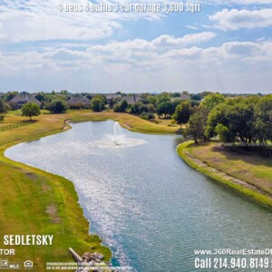 Beautiful House For Sale in Parker TX. 3 beds 4 baths 3-car garage 3,600 sqft. Allen ISD - Call 214.940.8149 Oleg Sedletsky Realtor in Parker, TX