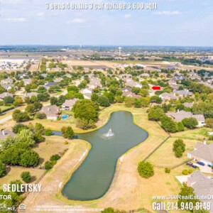 Beautiful House For Sale in Parker TX. 3 beds 4 baths 3-car garage 3,600 sqft. Allen ISD - Call 214.940.8149 Oleg Sedletsky Realtor in Parker, TX