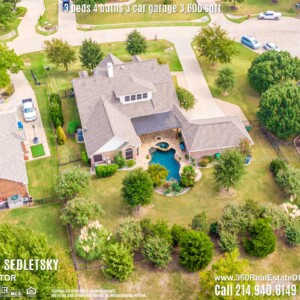 Beautiful House For Sale in Parker TX. 3 beds 4 baths 3-car garage 3,600 sqft. Allen ISD - Call 214.940.8149 Oleg Sedletsky Realtor in Parker, TX