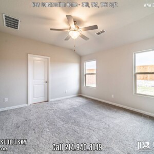 New Cnstruction Home in Princeton, TX. March 2020. Contact Oleg Sedletsky REALTOR - 214.940.8149 $249,353 1story, 3 Beds, 2 Baths, 2 Car Garage, 1831 sqft Note! Information provided is deemed reliable, but is not guaranteed and should be independently verified. Price and Home Availability is subject to change without notice. Square footages are approximate.