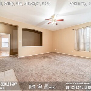 Home For Sale in McKinney, TX - 3Bd 2Ba 2065 Sqft 9213 Manassas Ridge, McKinney, Texas 75071 - Call Oleg Sedletsky Realtor 214.940.8149