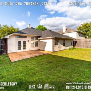 Home For Sale in McKinney, TX - 3Bd 2Ba 2065 Sqft 9213 Manassas Ridge, McKinney, Texas 75071 - Call Oleg Sedletsky Realtor 214.940.8149